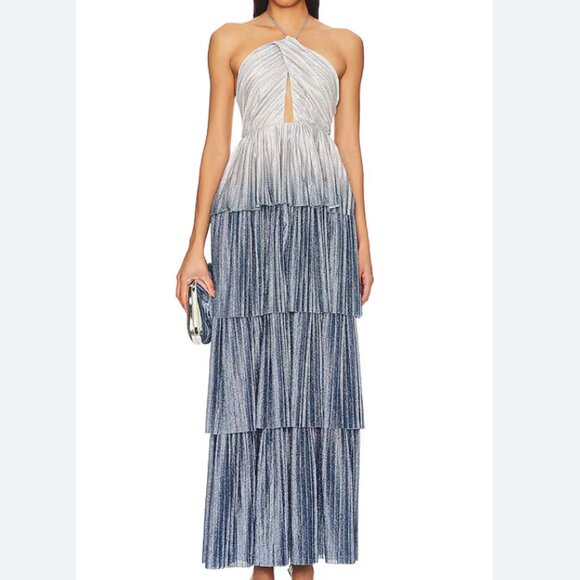Line & Dot Dresses & Skirts - NWT Line & Dot Oracle Maxi Dress in Denim size small